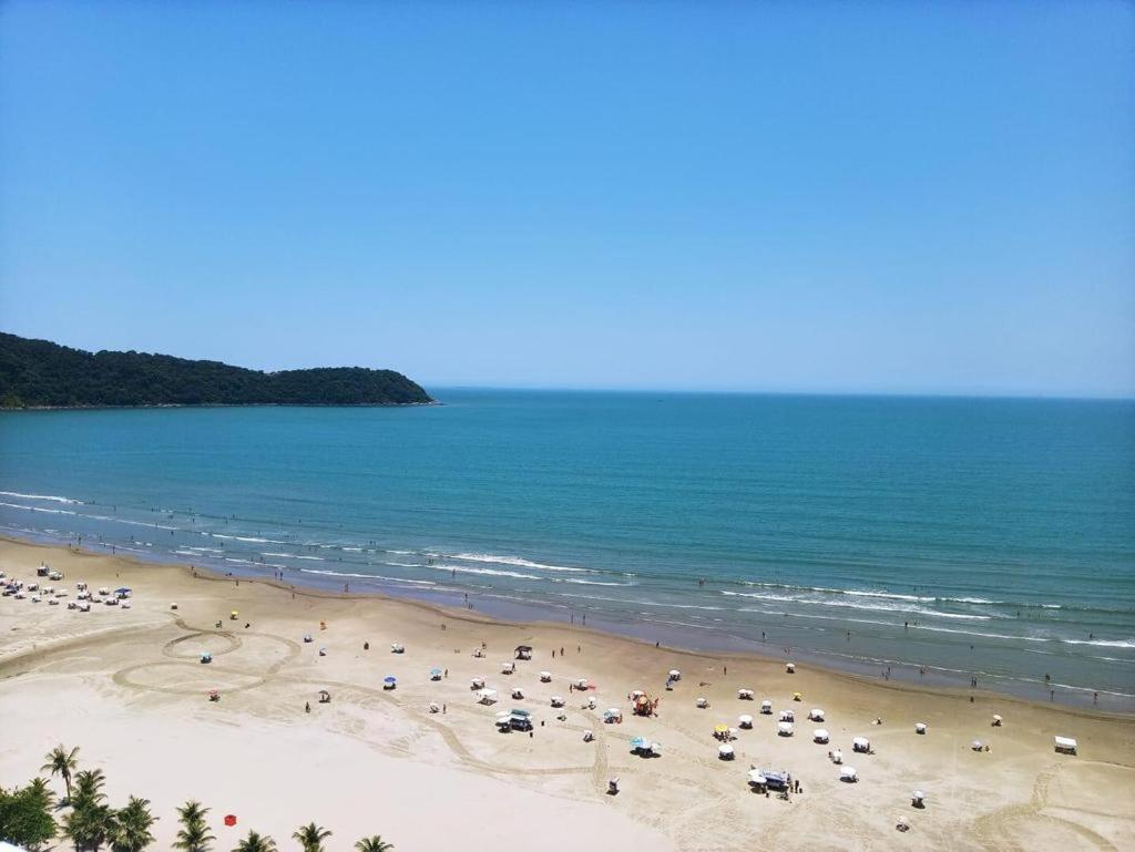 Lindo Apartamento Guilhermina - Edificio Frente Para O Mar Praia Grande  Exteriör bild