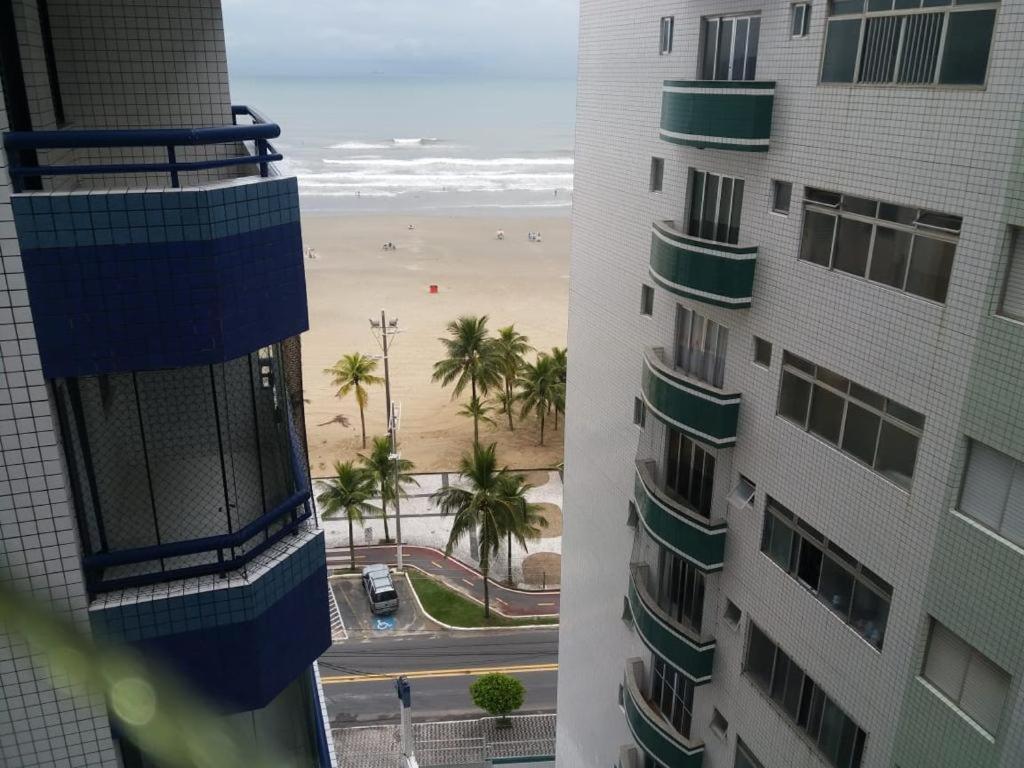 Lindo Apartamento Guilhermina - Edificio Frente Para O Mar Praia Grande  Exteriör bild
