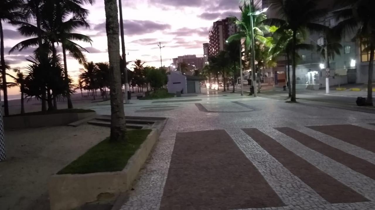 Lindo Apartamento Guilhermina - Edificio Frente Para O Mar Praia Grande  Exteriör bild